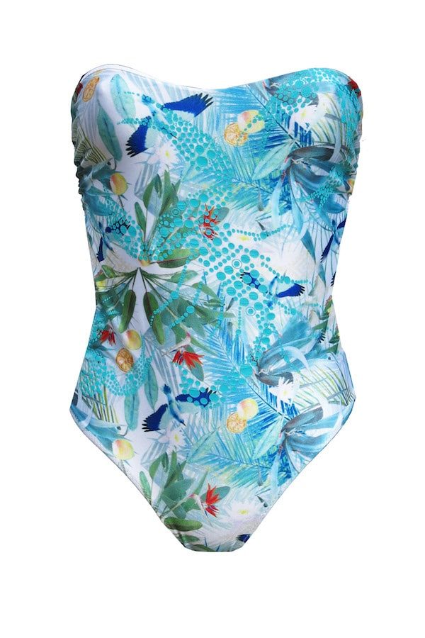 Maillot de bain une pièce bustier Aloha Oasis