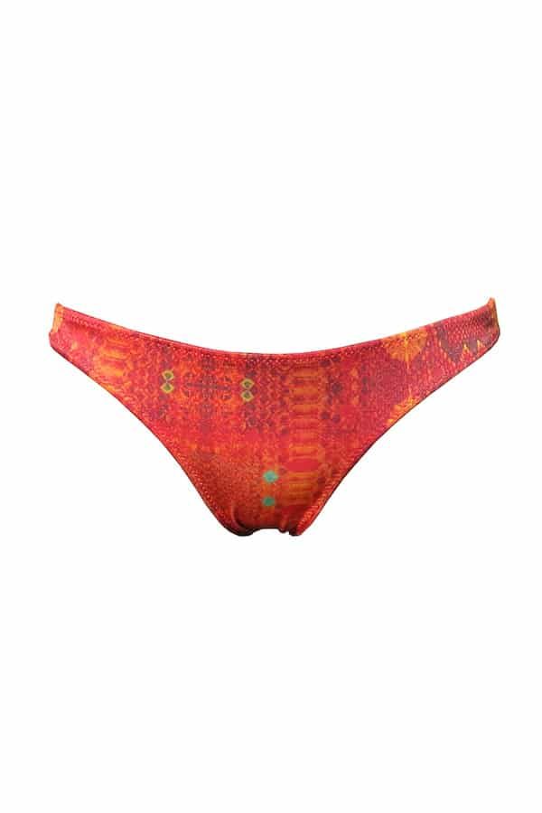 Bas de maillot tanga simple Escalo Snake