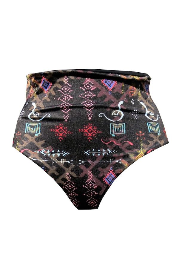 Bas de maillot taille haute réversible Rita Oujda