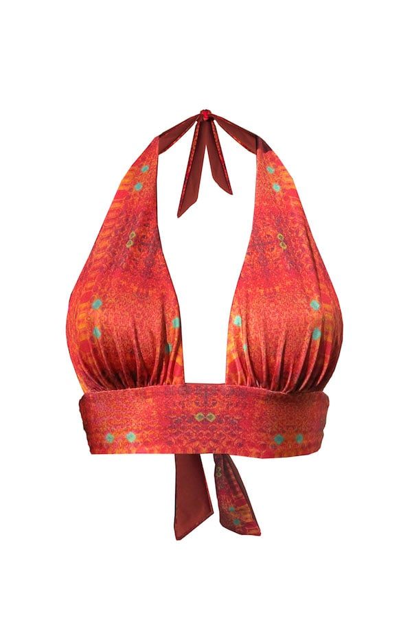 Haut de maillot réversible Rita Snake