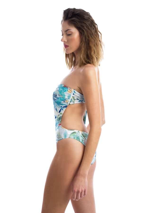 Maillot de bain une pièce bustier Aloha Oasis – Image 4