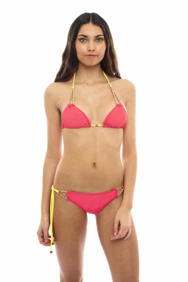 Bas de maillot ajustable Bermudes Pink – Image 2