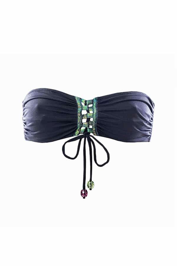 Haut de maillot bandeau Morena Black