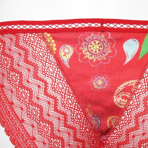 Culotte lingerie rouge Mata Hari Red – Image 2