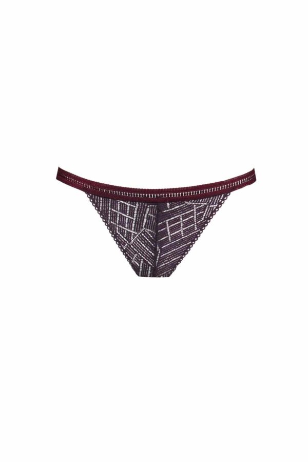 Culotte lingerie prune Mata Hari Violet – Image 3