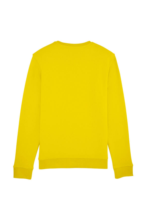 Sweat-shirt en coton bio Mimigold impression tête de chat or – Image 3