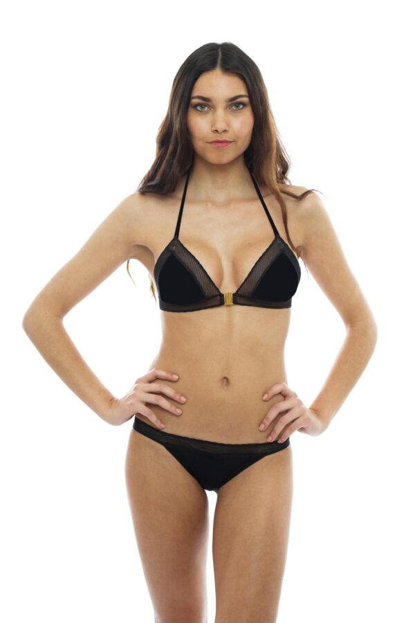 Bas de maillot résille Fernanda Black – Image 2