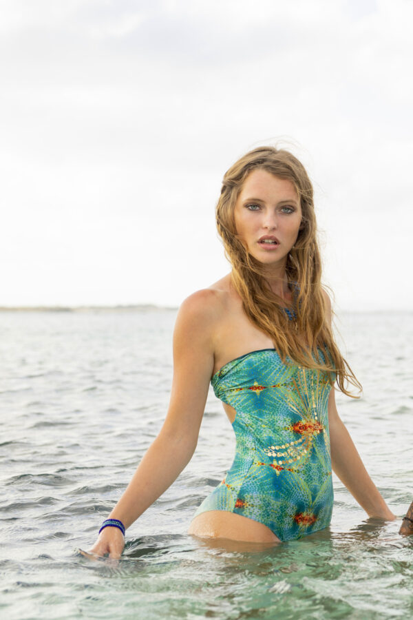 Maillot de bain une pièce bustier Aloha Abyss – Image 4