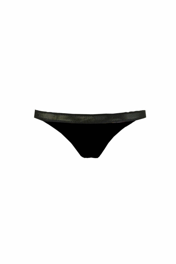 Bas de maillot résille Fernanda Black