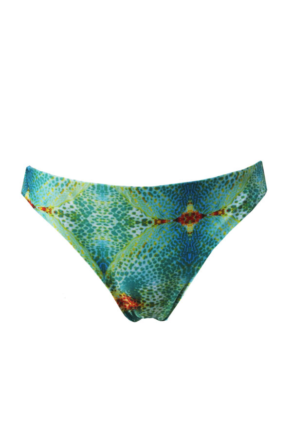 Bas de maillot tanga réversible imprimé/uni Karen Abyss