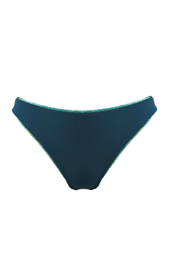 Bas de maillot tanga réversible imprimé/uni Karen Abyss – Image 3