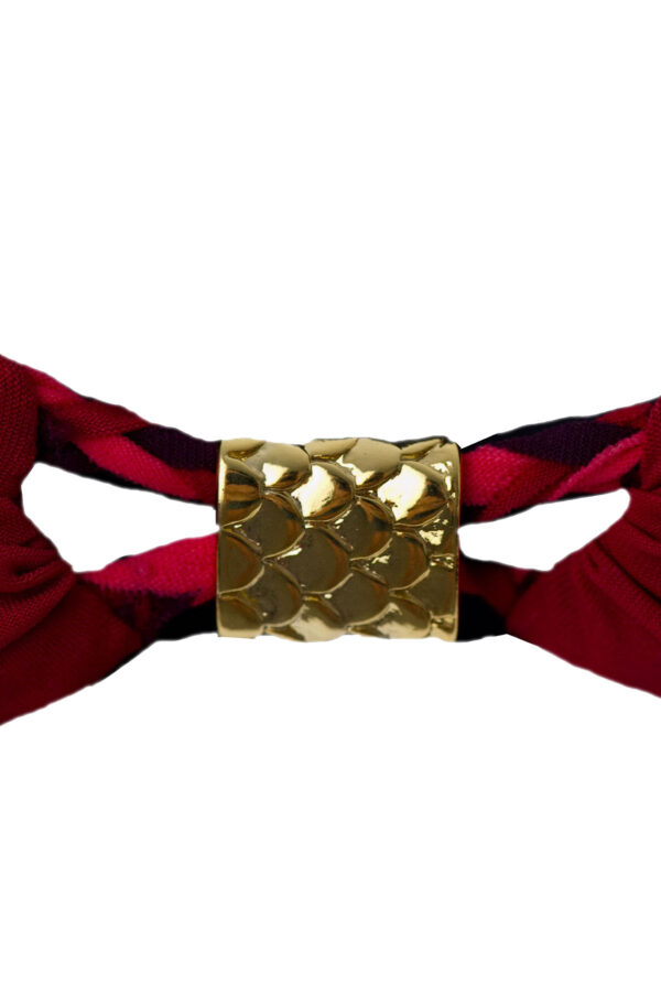 Haut de maillot réversible Oceania Red Purple – Image 4