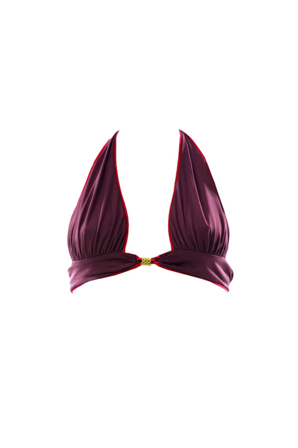 Haut de maillot réversible Oceania Red Purple