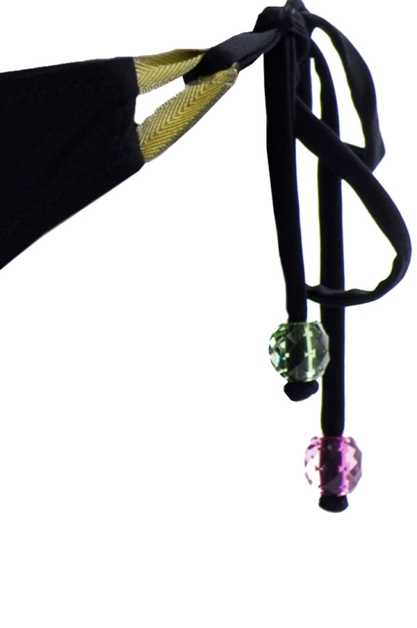 Bas de maillot ajustable Bermudes Black – Image 3