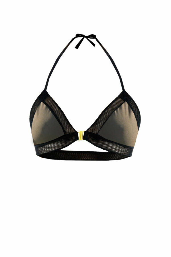 Haut de maillot triangle Fernanda Kaki