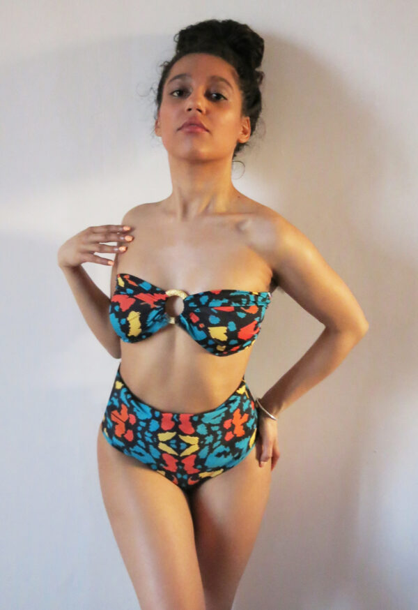 Bas de maillot taille haute Rita Leonima Black – Image 4