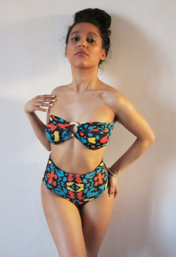 Haut de maillot bandeau Morina Léonima Black – Image 3
