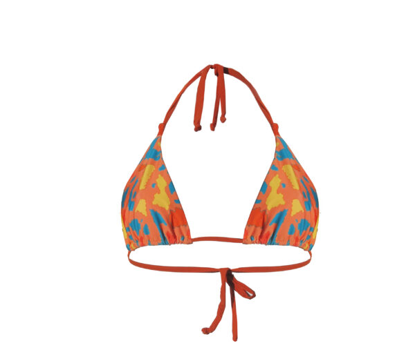 Haut de maillot triangle imprimé animal – Image 2