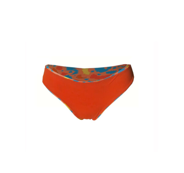 Tanga reversible imprimé animal orange – Image 3